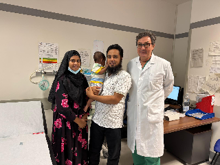 Dal Bangladesh a Torino, salvato il bimbo con metà cuore
